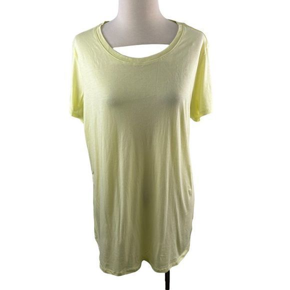 NWOT HALOGEN Yellow Crew Neck Tee‎ (XXL) - Picture 7 of 7